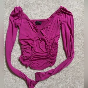 Urban Outfitters pink crop top, size small